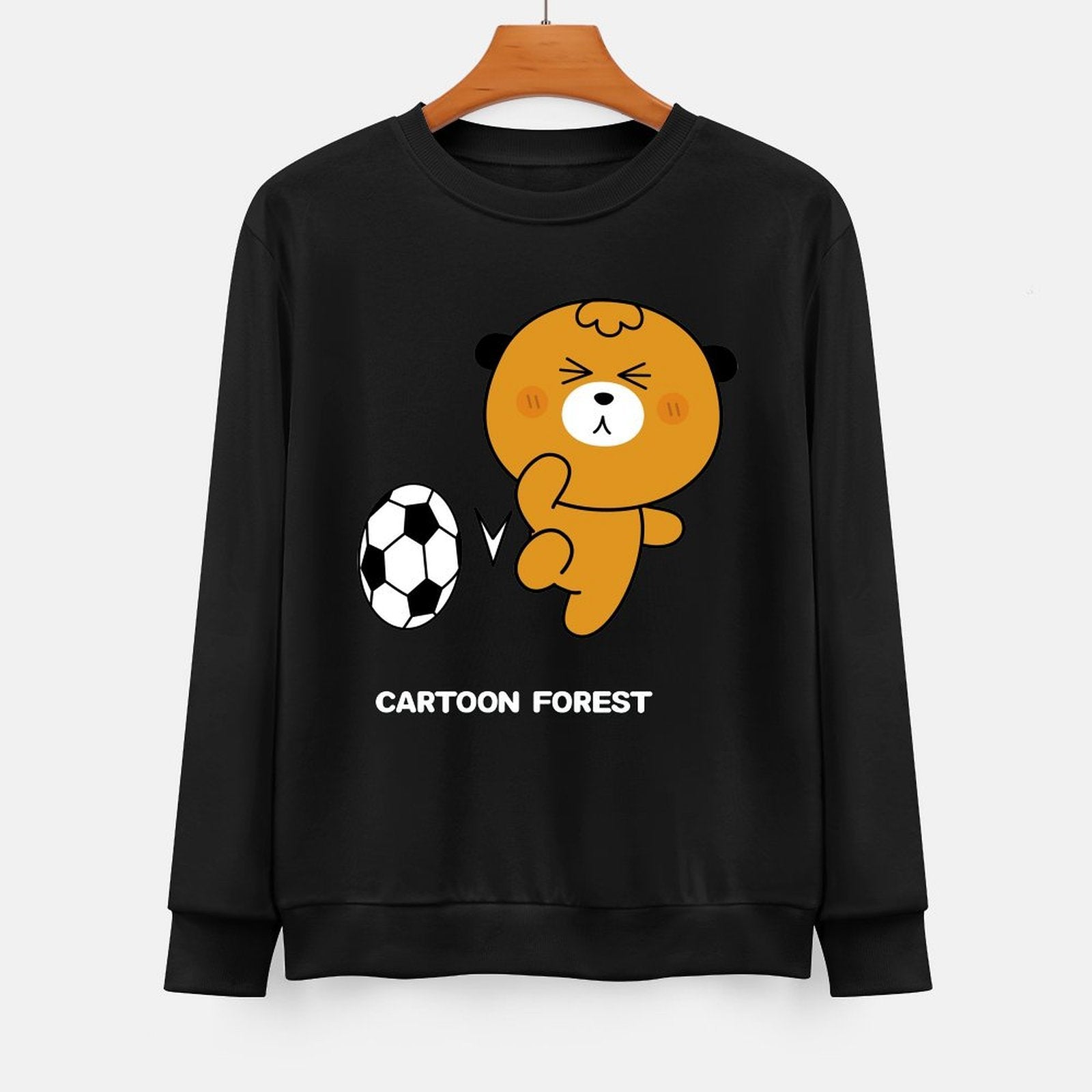 Front Patterned Long Sleeve TopPure ComfortFit